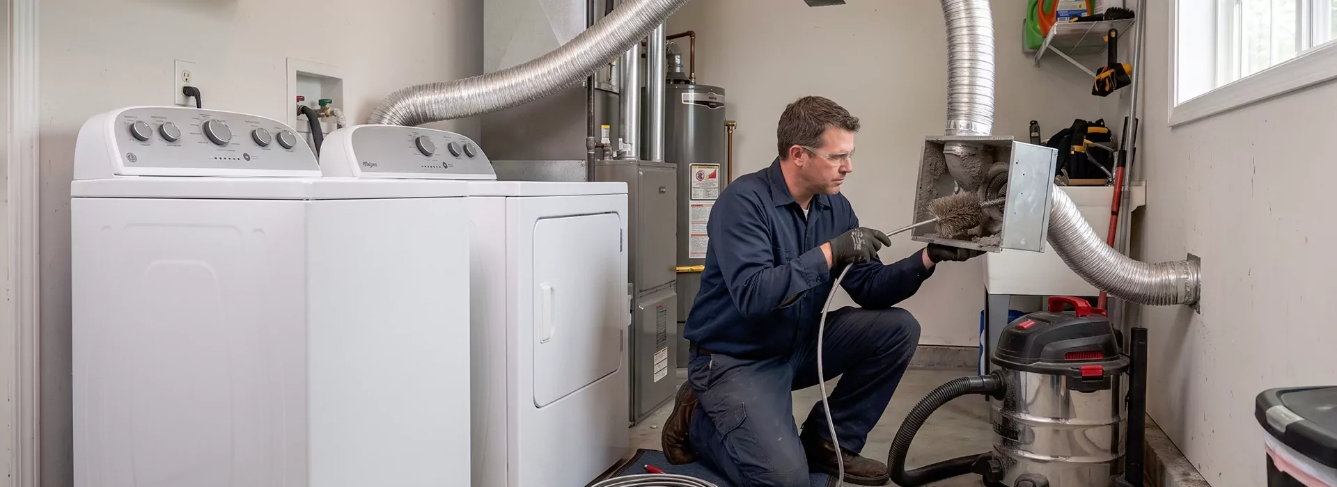 Dryer Vent Booster Fan Cleaning Waco, TX