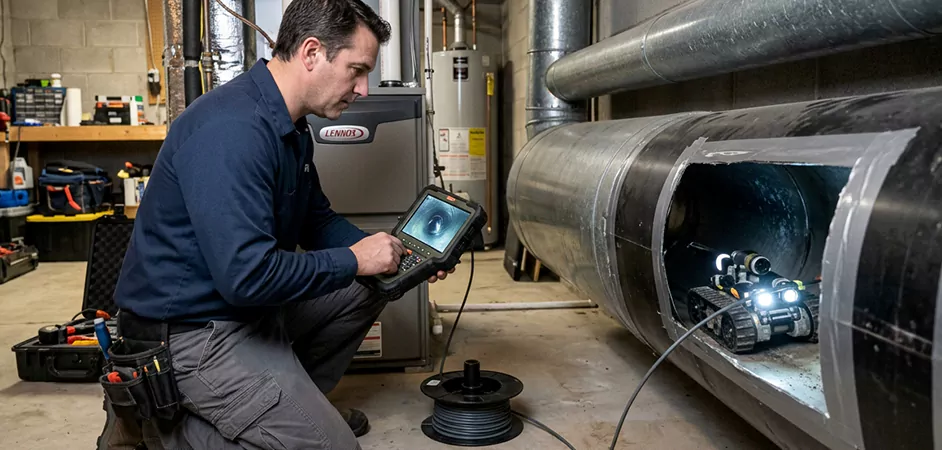 Robotic Duct Inspection in Waco, TX