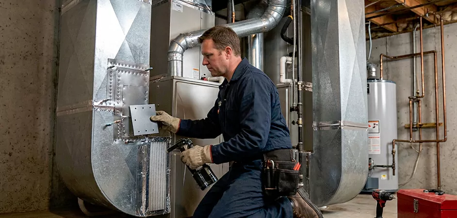 Supply and Return Plenum Repair in Waco