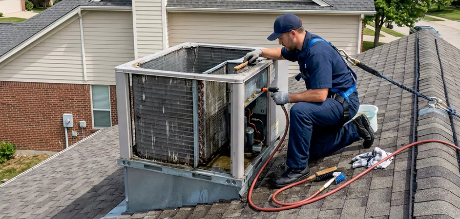 Rooftop Unit Cleaning in Waco