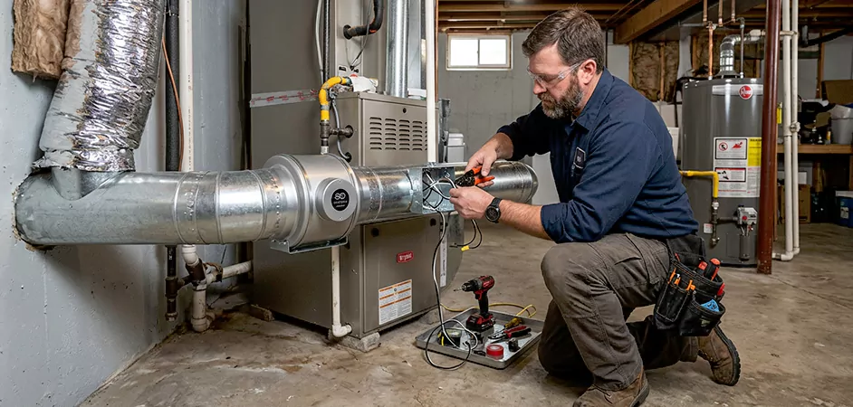 Booster Fan Installation in Waco
