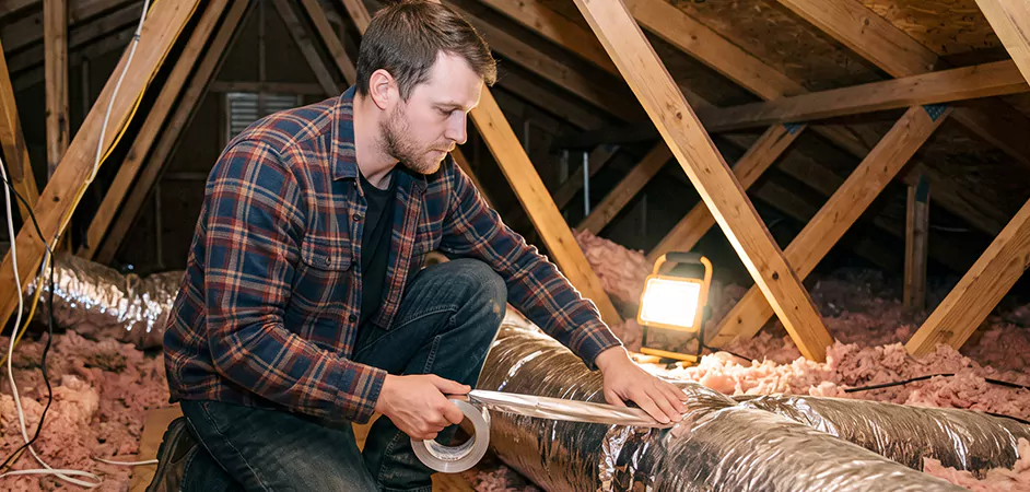 Attic Duct Sealing and Insulation in Waco