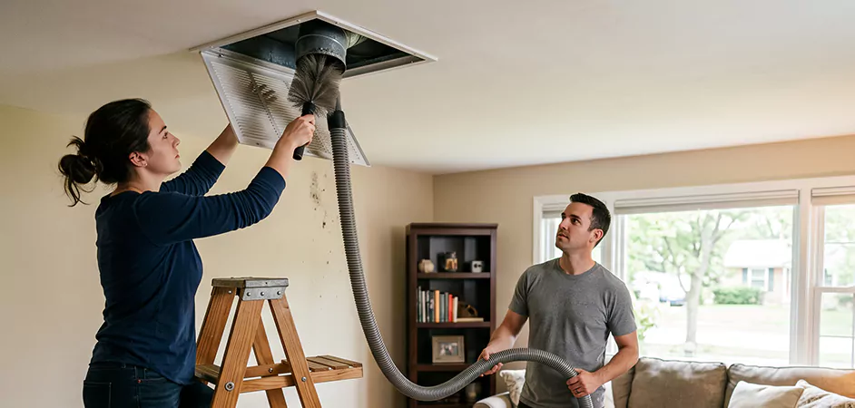 Roof and Wall Exhaust Cap Cleaning in Waco