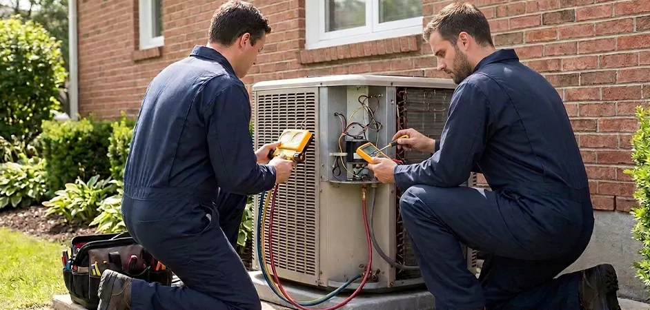 Heat Pump Inspection in Waco
