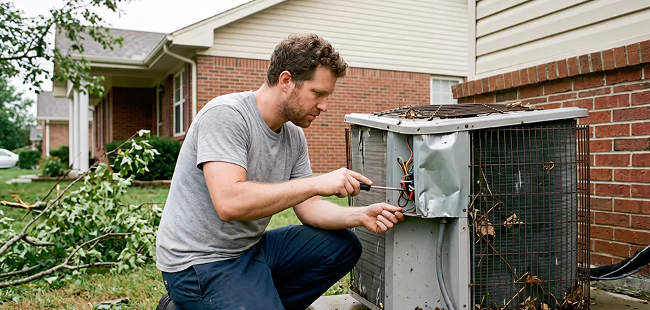 Storm Damage HVAC Restoration in Waco