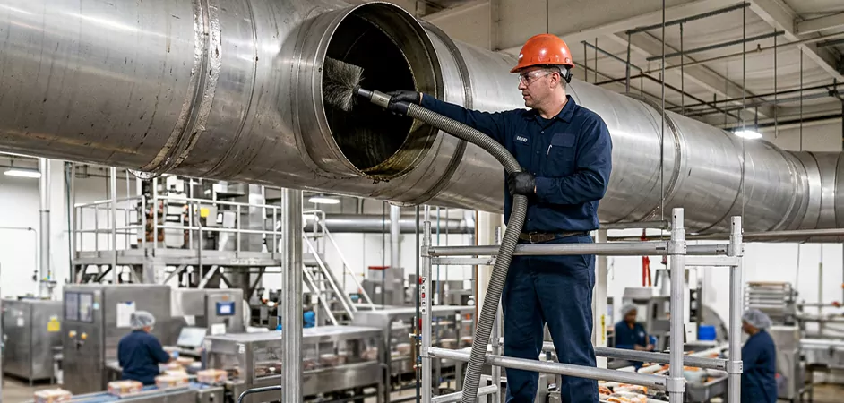 Food Processing Facility Duct Cleaning in Waco